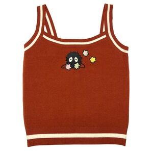 Studio‎ Ghibli Spirited Away Soot Sprite Knit Tank Top Women's Medium NWT